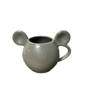 Disney‎ Store Mickey Mouse Ears Mug silver glitter coffee mug